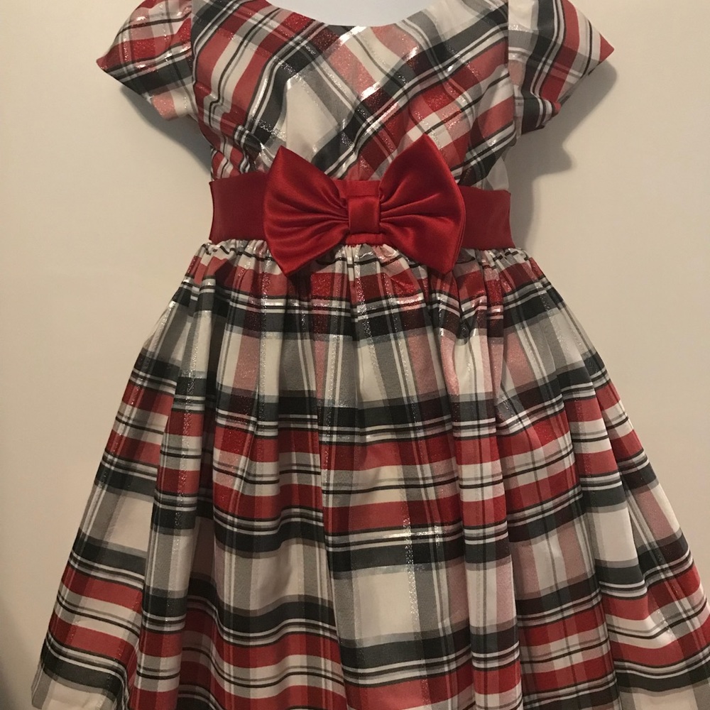 Plaid holiday dress